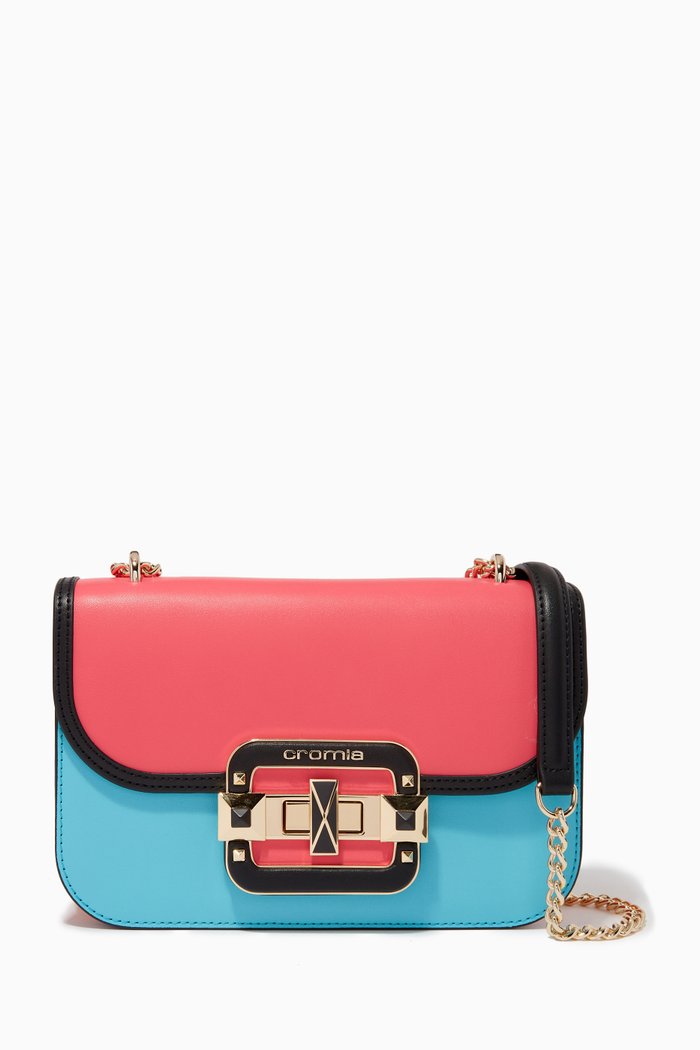 

IT Rayan Shoulder Bag in Calfskin, Multicolour