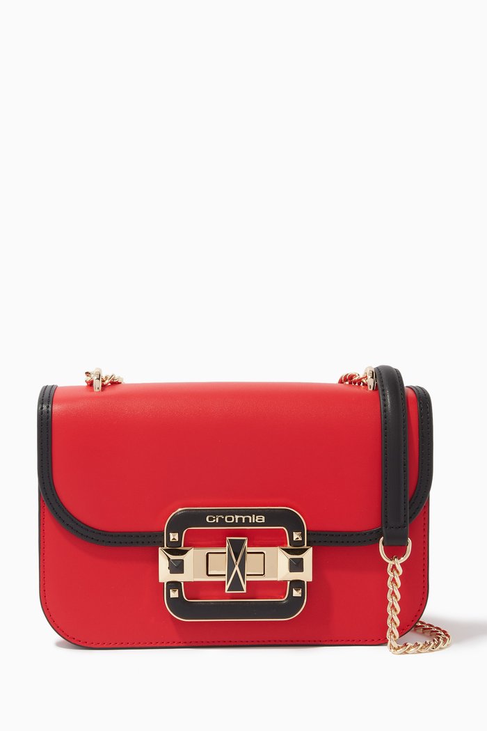 

IT Rayan Shoulder Bag in Calfskin, Red