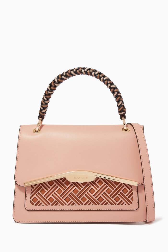 

Kaleido Handbag in Calfskin, Neutral