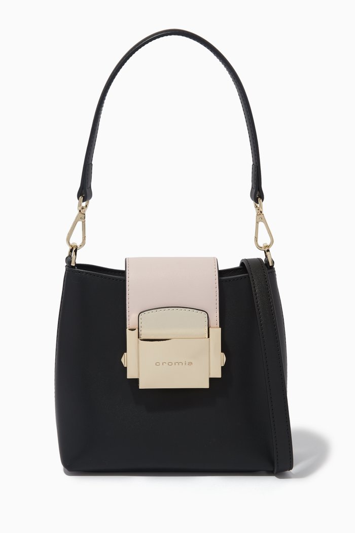 

Moonlight Shoulder Bag in Calfskin, Black