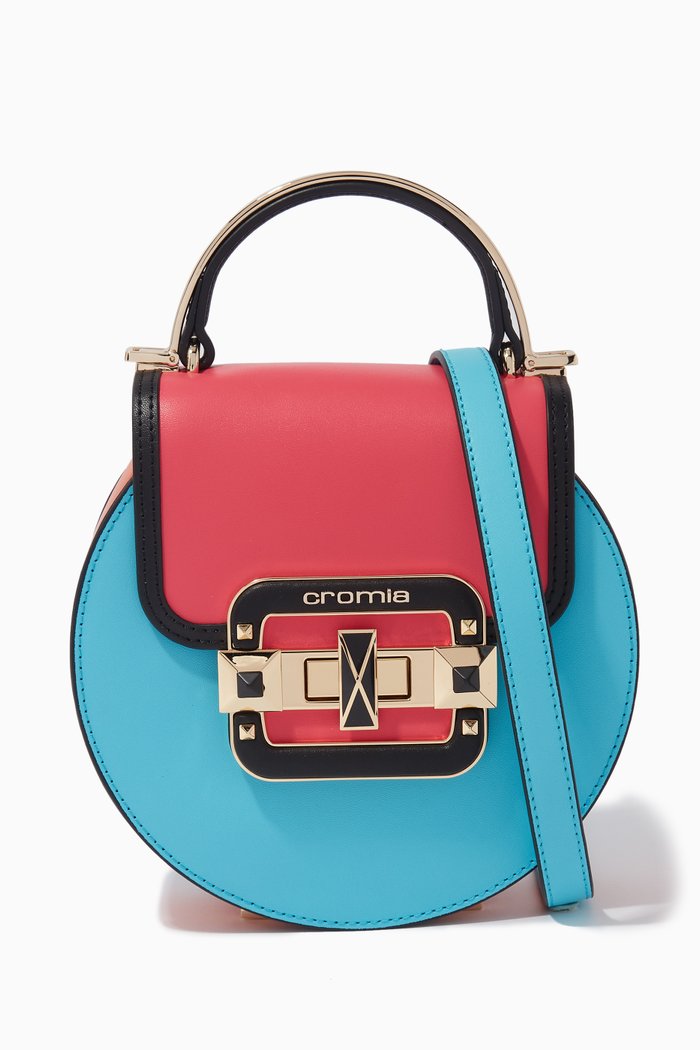 IT Rayan Shoulder Bag in Calfskin, Blue