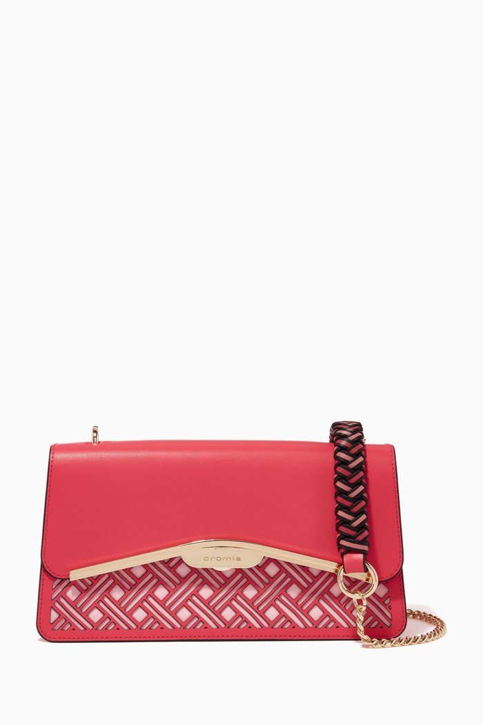 

Kaleido Shoulder Bag in Calfskin, Pink
