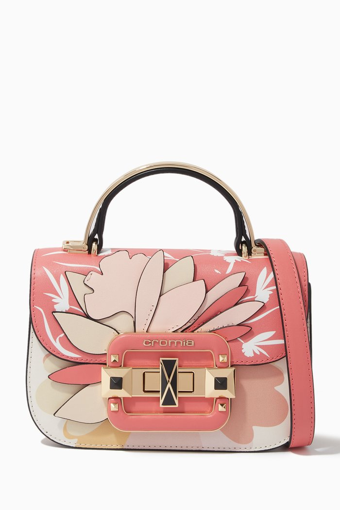 

IT Abayomi Handbag in Micrograin Calfskin, Multicolour