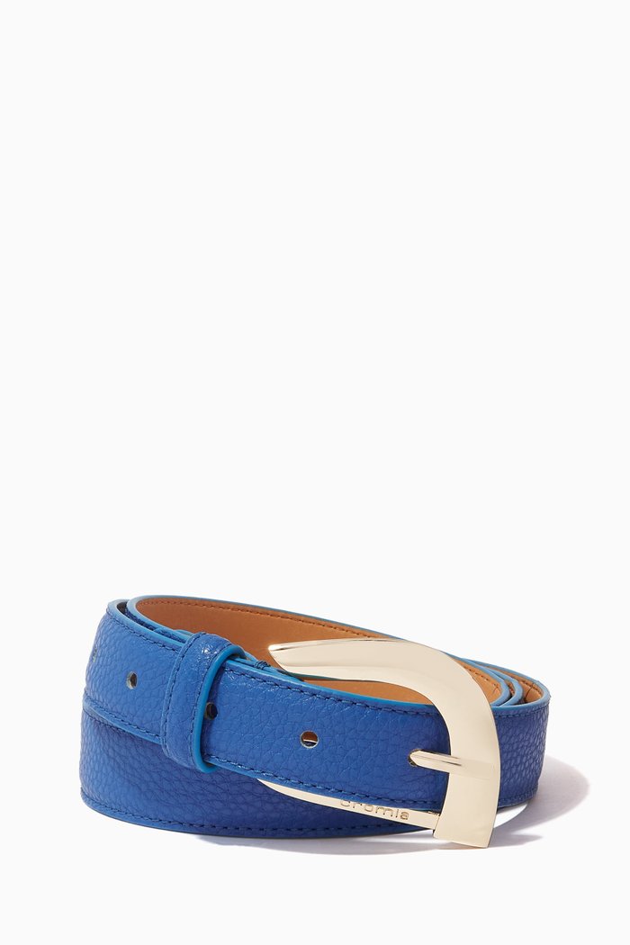 

Belt in Leather, Blue