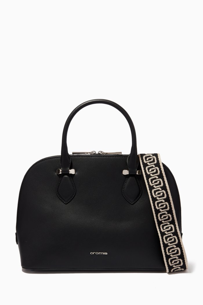 

Handbag in Calfskin, Black