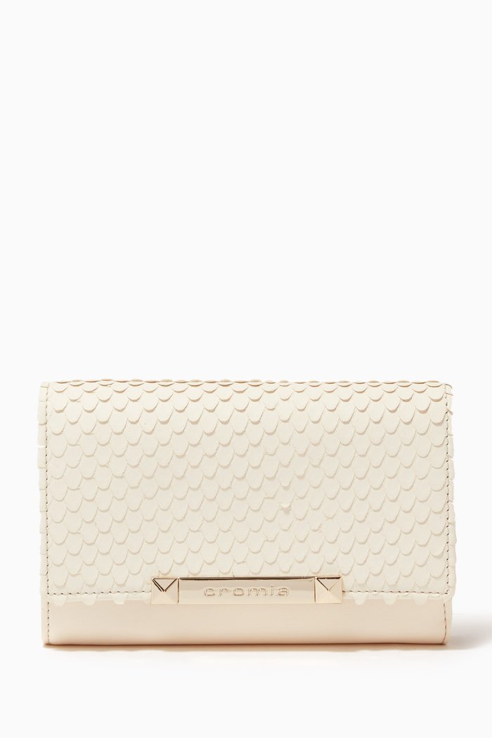 

Bi-fold Wallet in Calfskin, Neutral