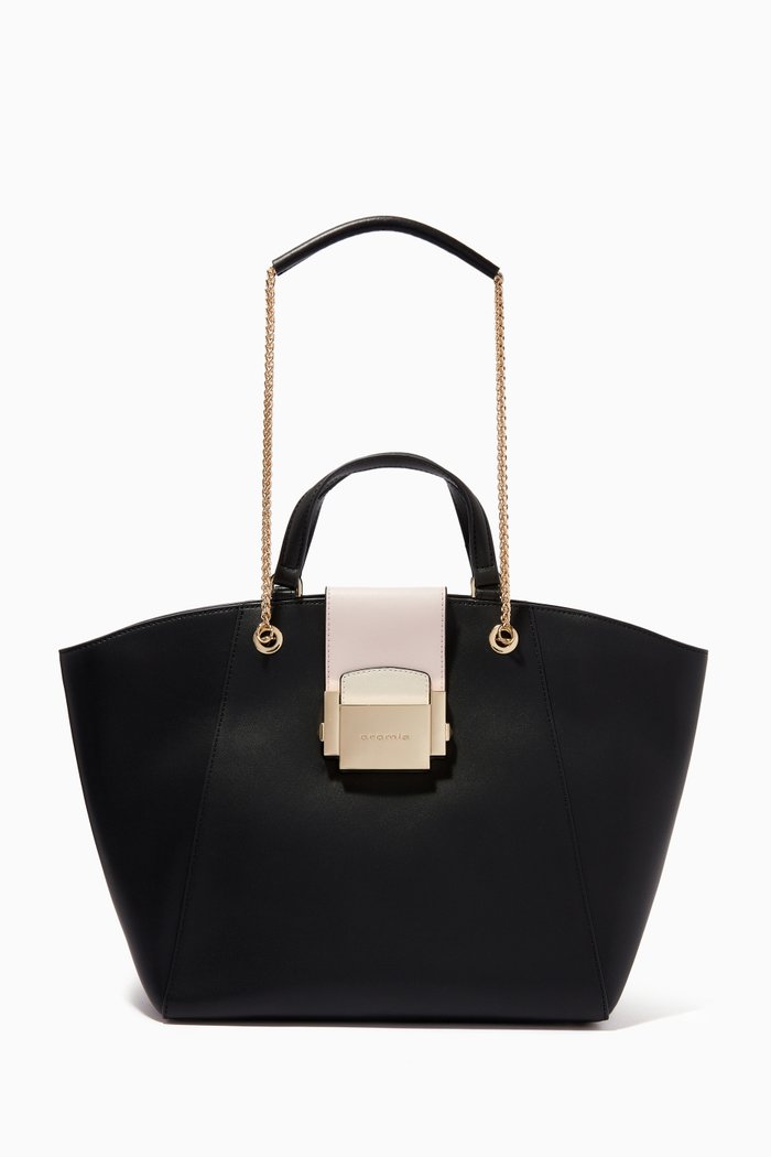

Moonlight Handbag in Calfskin, Black