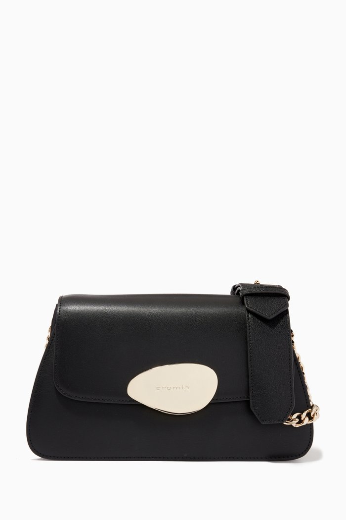 

Paradise Shoulder Bag in Calfskin, Black
