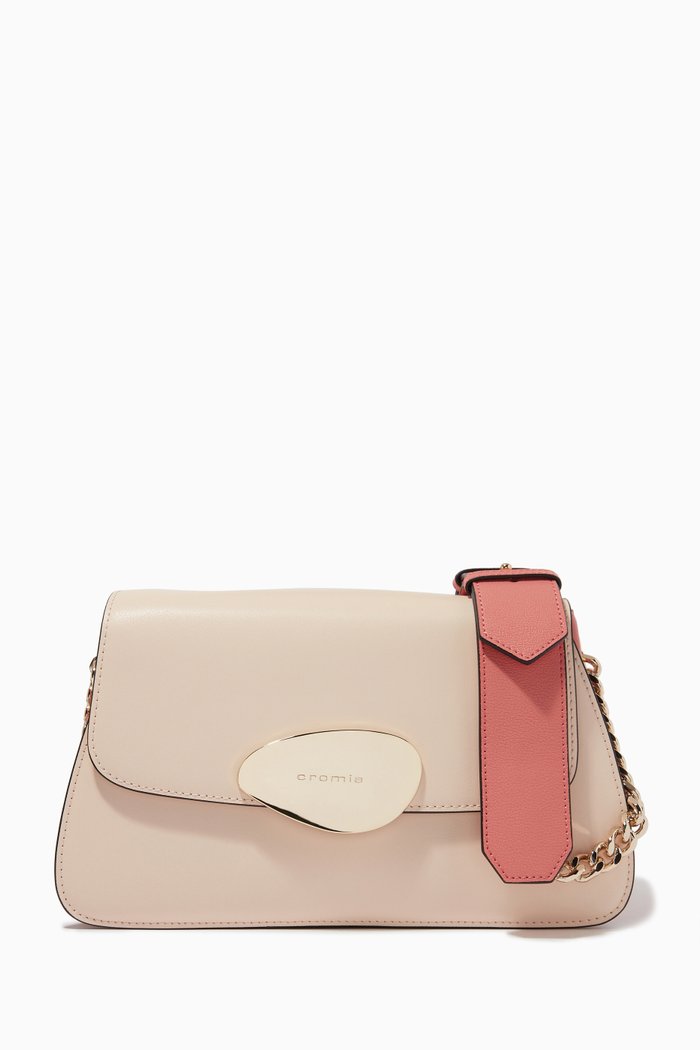 

Paradise Shoulder Bag in Calfskin, Neutral