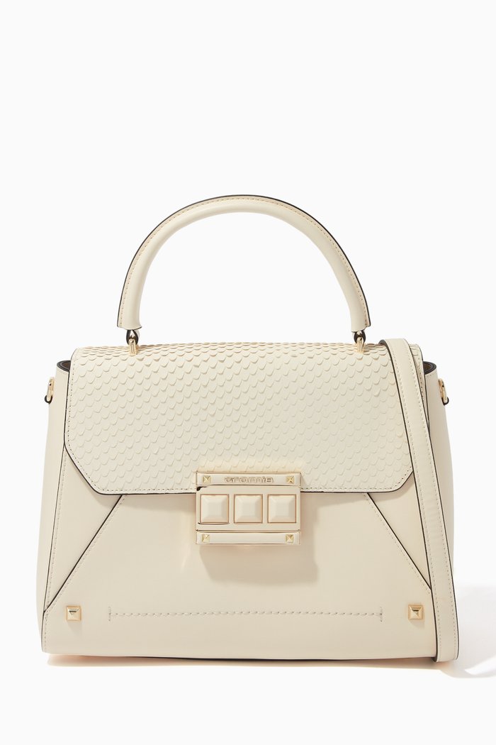 

Exotic Handbag in Calfskin, White
