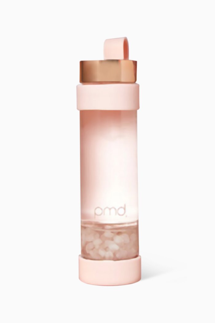 

Aqua Rose Quartz Water Bottle with Accessories, Colourless