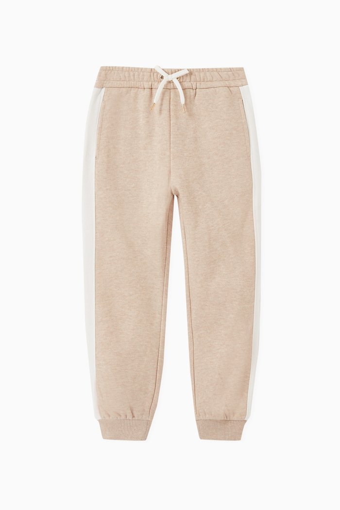 

Logo Detail Sweatpants in Cotton, Neutral