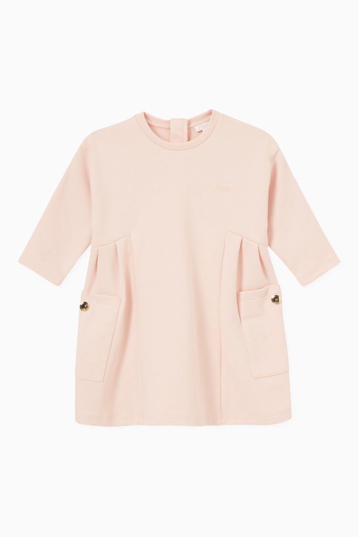 

Milano Dress in Organic Cotton & Modal, Pink