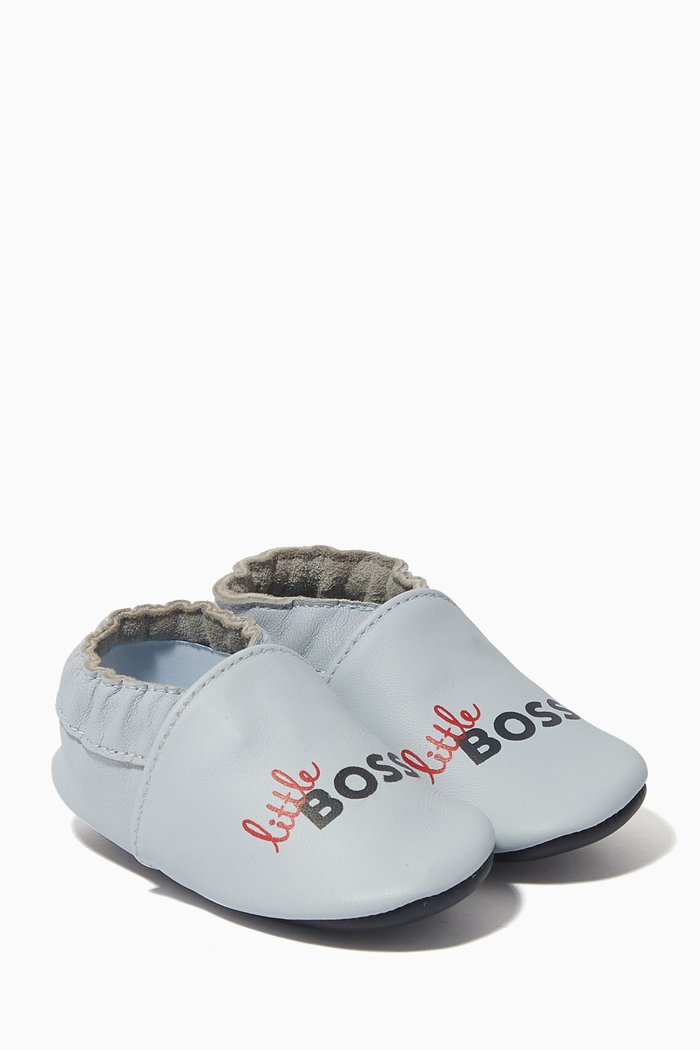

Little Boss Slippers in Sheep Leather, Blue