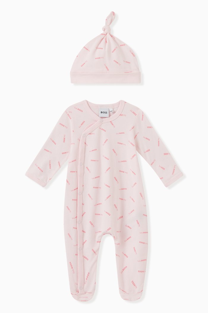 

"Little Boss" Gift Set in Organic Cotton, Pink