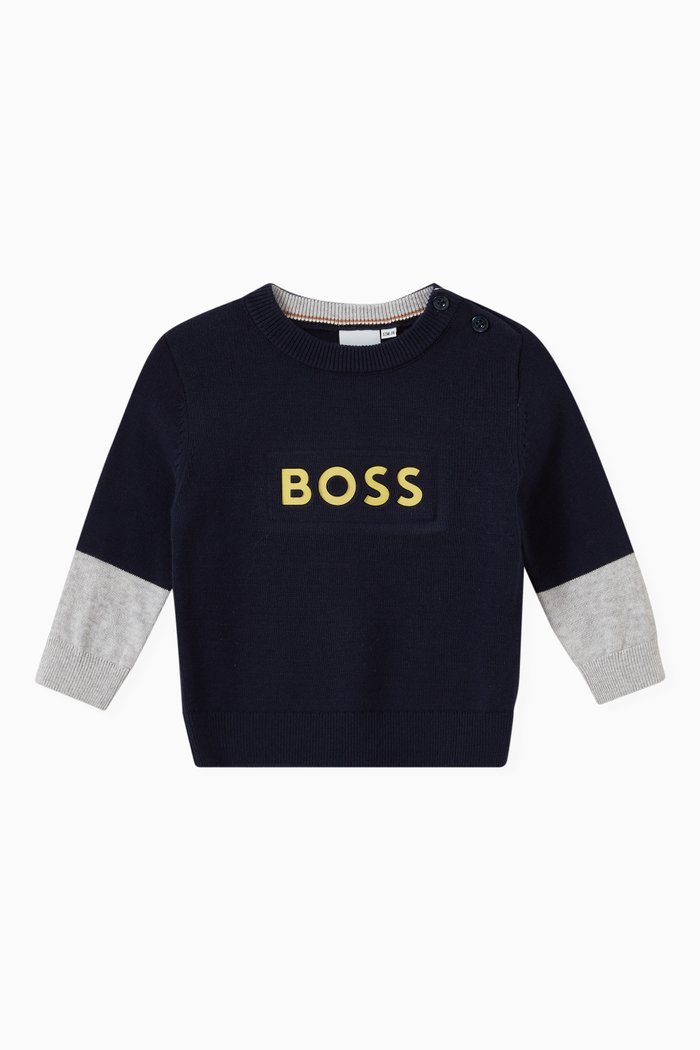 

Logo Sweatshirt in Cotton, Blue