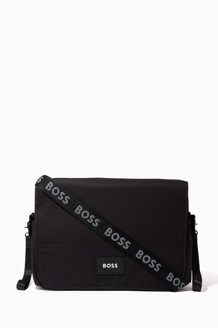 

Logo Changing Bag, Black