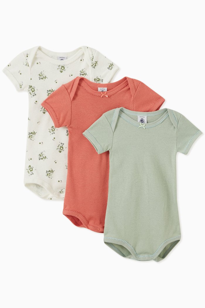 

3-Pack Bodysuits, Multicolour