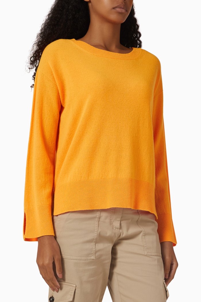 

Sonia Sweater in Wool & Cashmere, Orange
