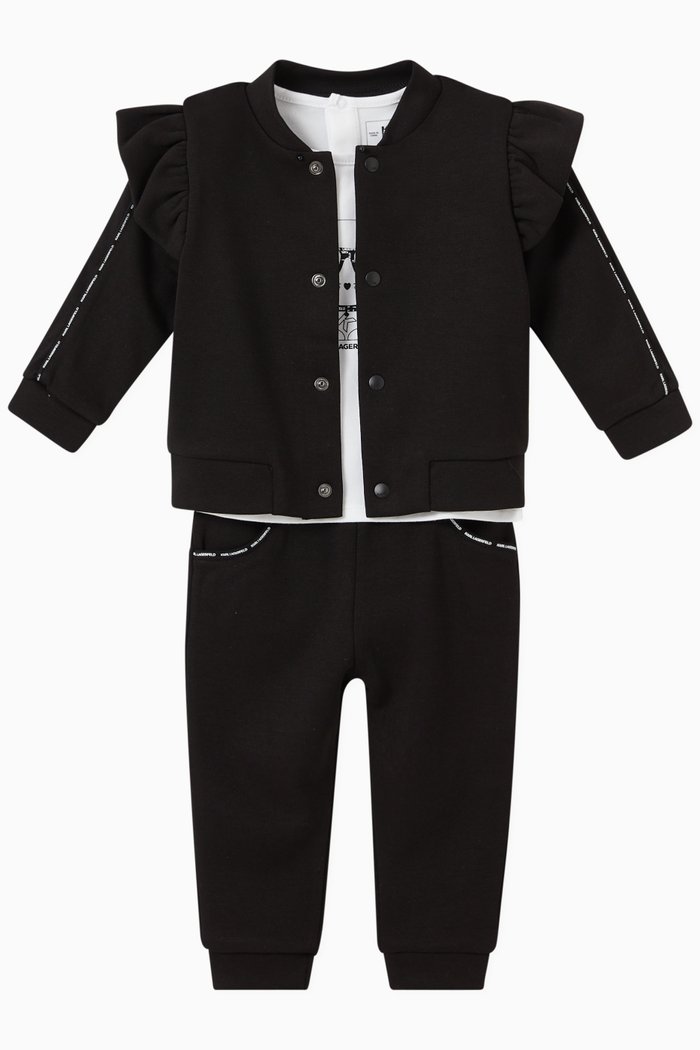 

Logo T-shirt & Tracksuit Set, Black