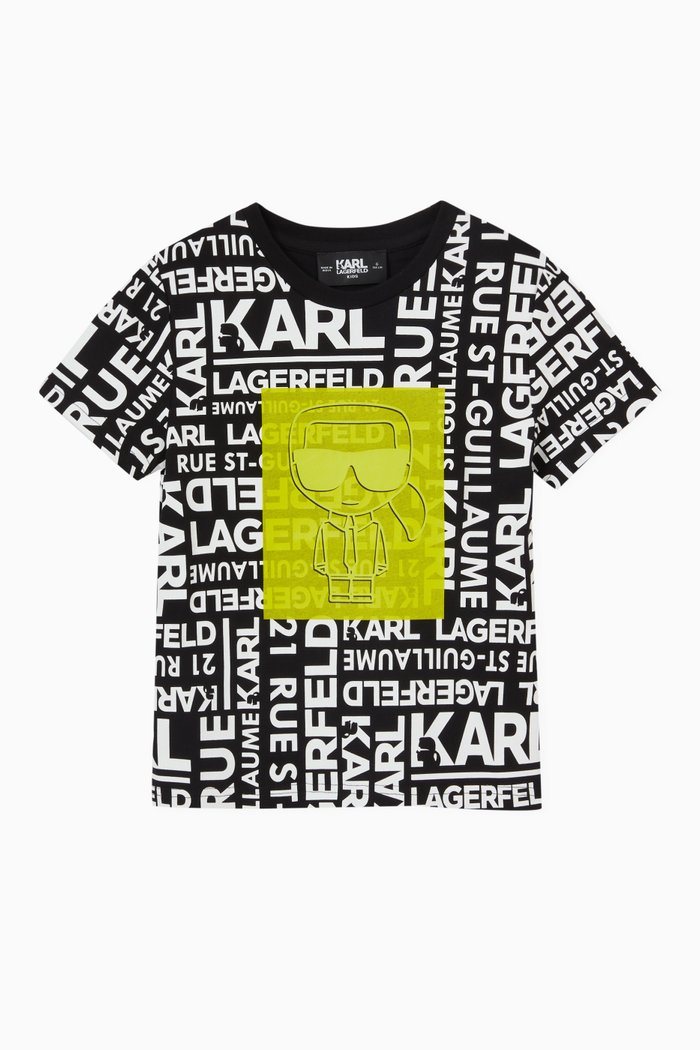 

Logo T-shirt in Cotton Jersey, Black