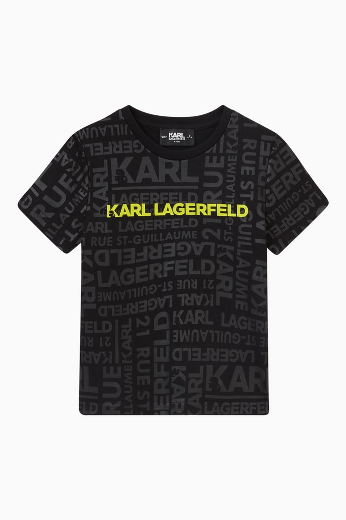

Logo T-shirt in Cotton Jersey, Black