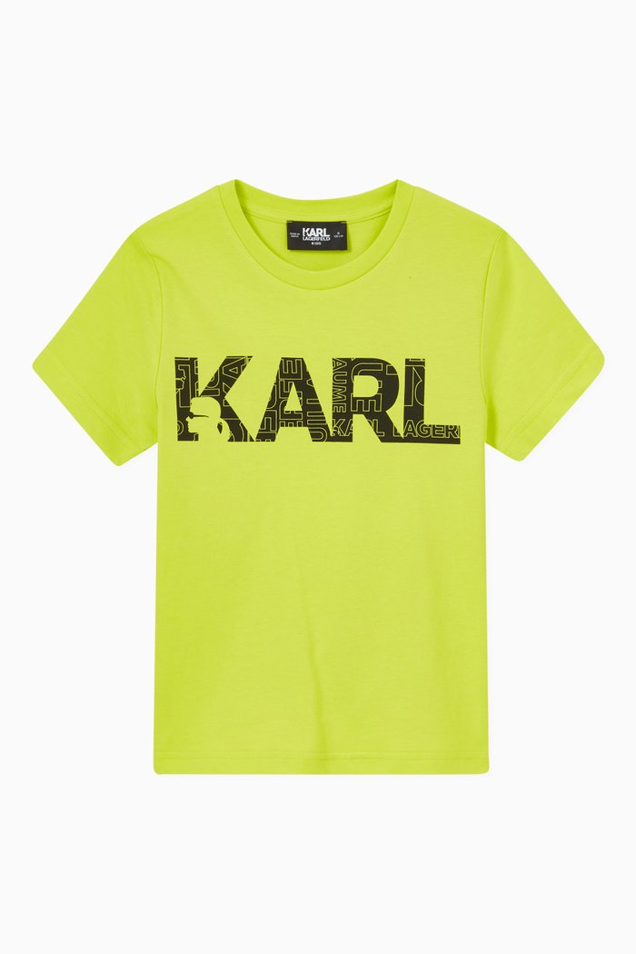 

Logo T-shirt in Cotton Jersey, Yellow