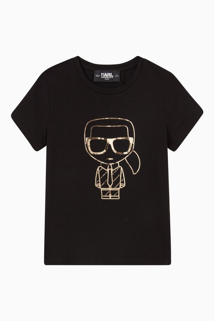 

Ikonik T-shirt in Cotton Jersey, Black