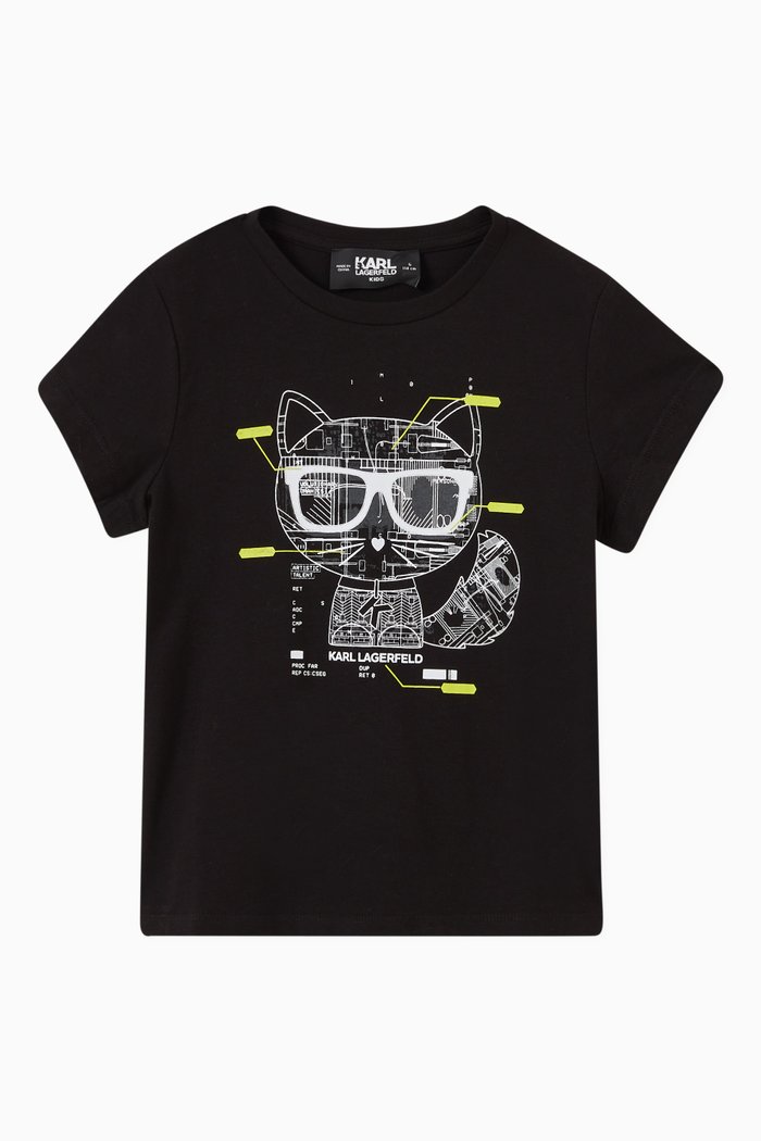 

Choupette T-shirt in Cotton Jersey, Black