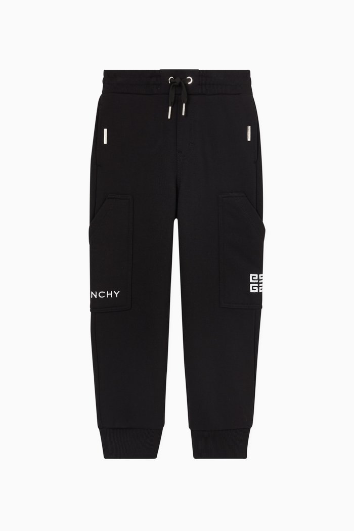 

Logo Sweatpants in Cotton & Polyester, Black