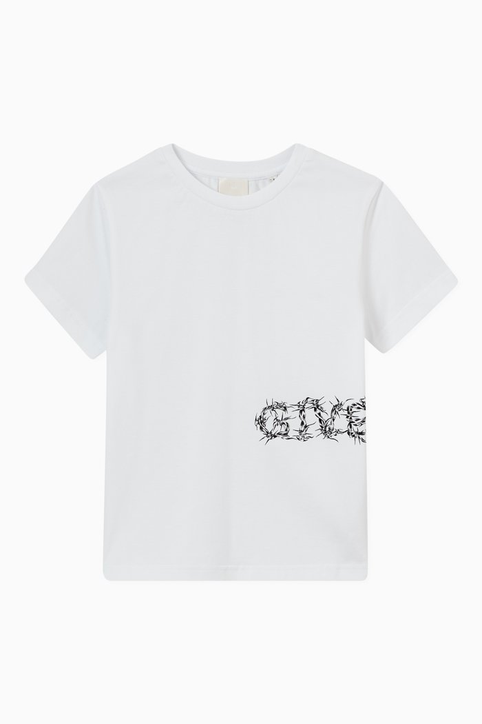 

Barbed Logo Print T-shirt in Cotton, White