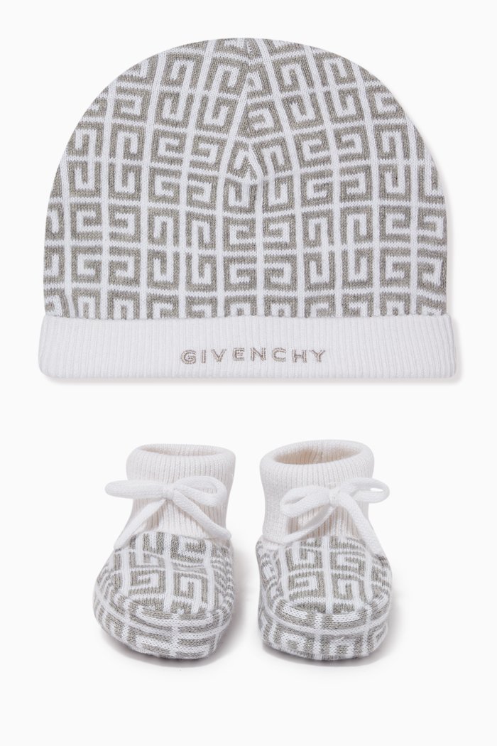 

Logo Gift Set in Cotton & Cashmere, White