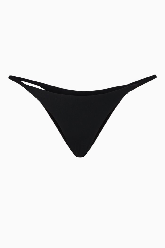

Mini Bikini Briefs in Recycled Nylon, Black