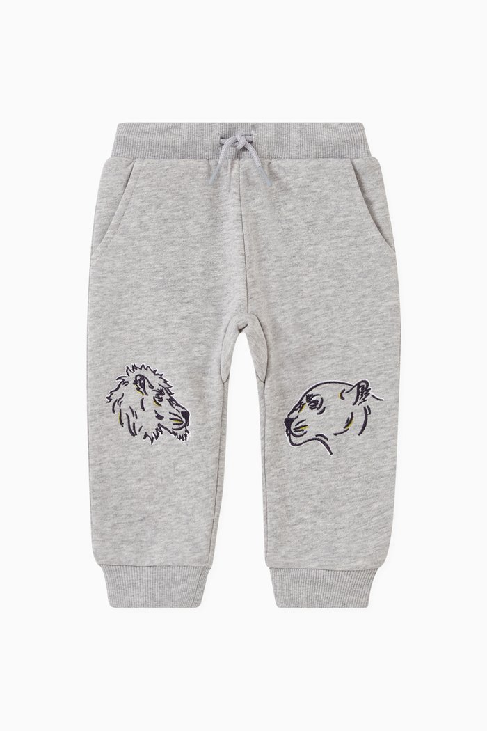 

Tiger Sweatpants in Cotton, Grey