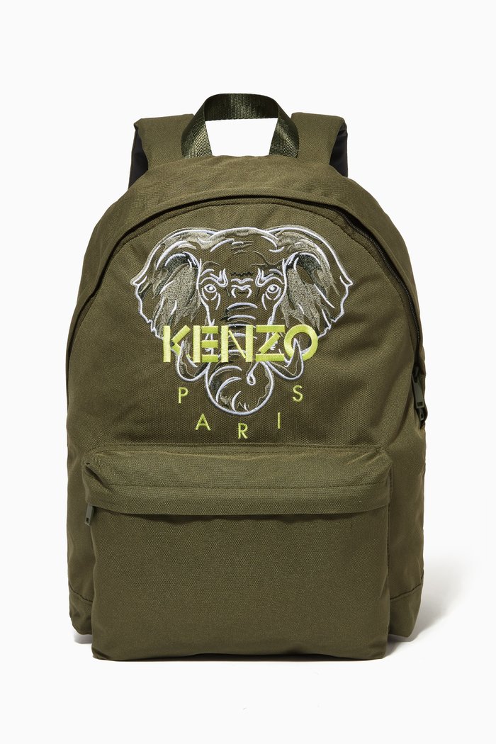 

Tiger & Friends Backpack in Coated Canvas, Neutral