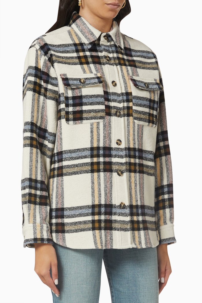 

Ebbaz Check-print Shirt, Black