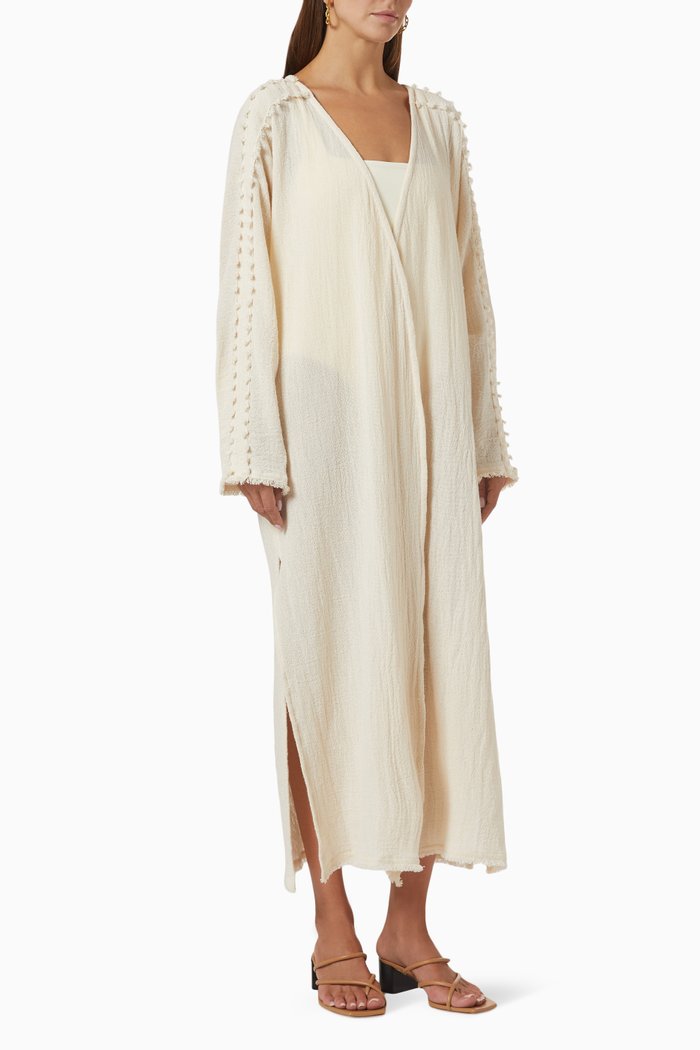 Kolonte Cardigan in Cotton, Neutral