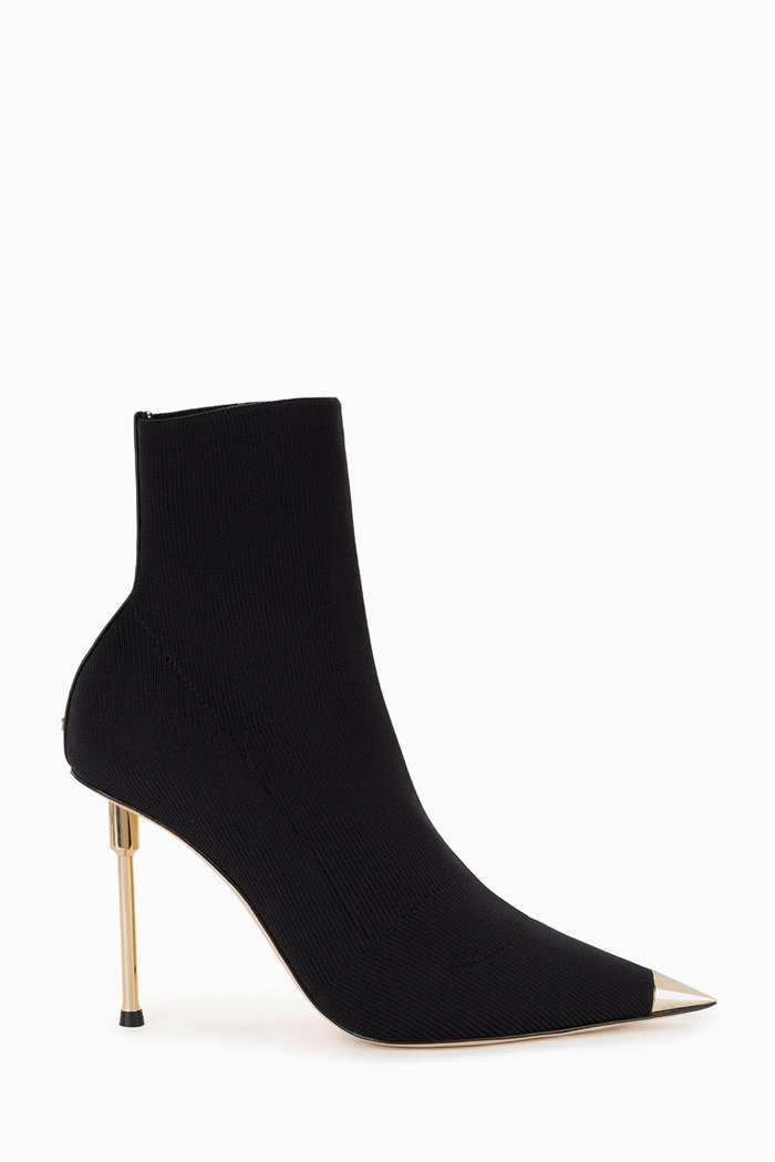 

Ankle Boots in Suede, Black