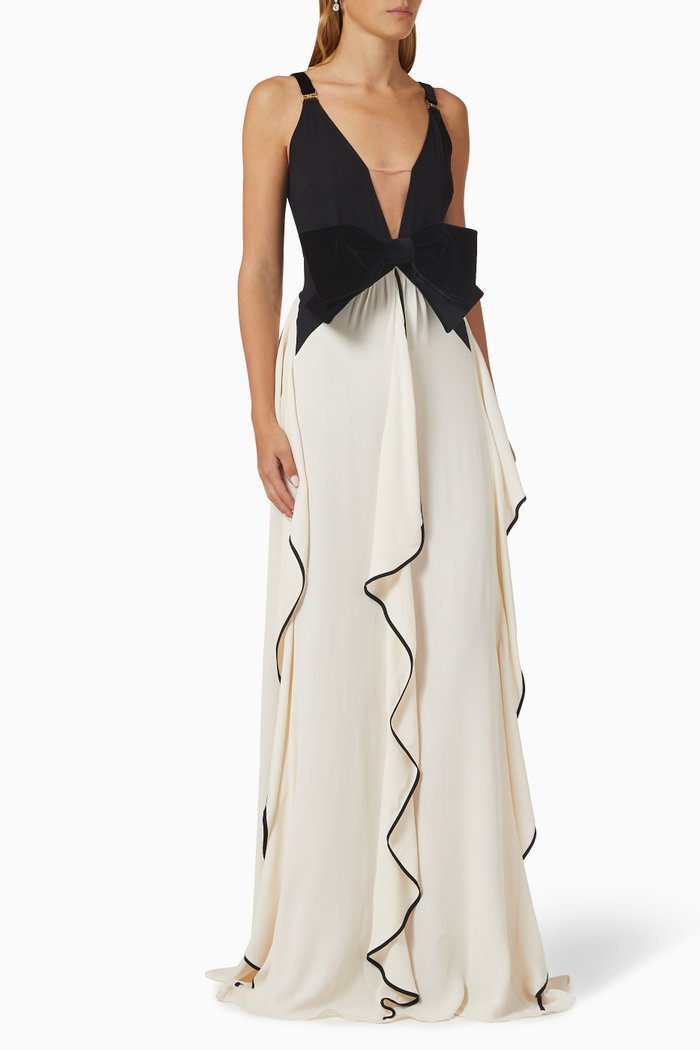 

Red Carpet Dress in Georgette, Black