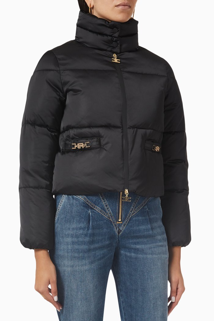 

Horsebit Padded Jacket, Black