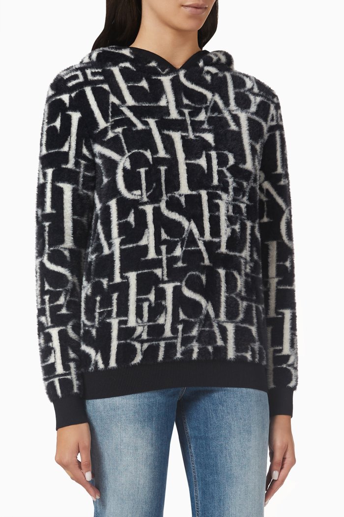

Logo Sweater in Nylon-knit, Black