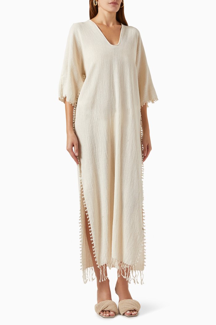 

Saas Kaftan in Cotton, Neutral