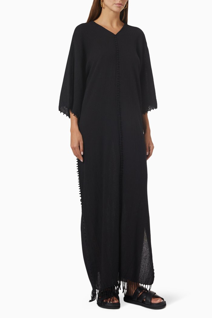 

Saas Kaftan in Cotton, Black