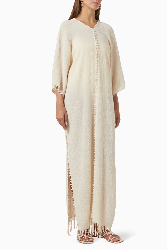 

Saas Kaftan in Cotton, Neutral