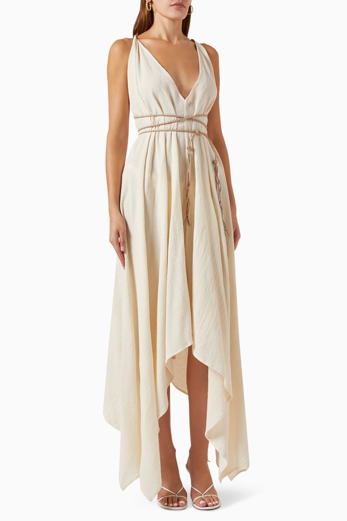 

Yatzil Dress in Cotton, Neutral