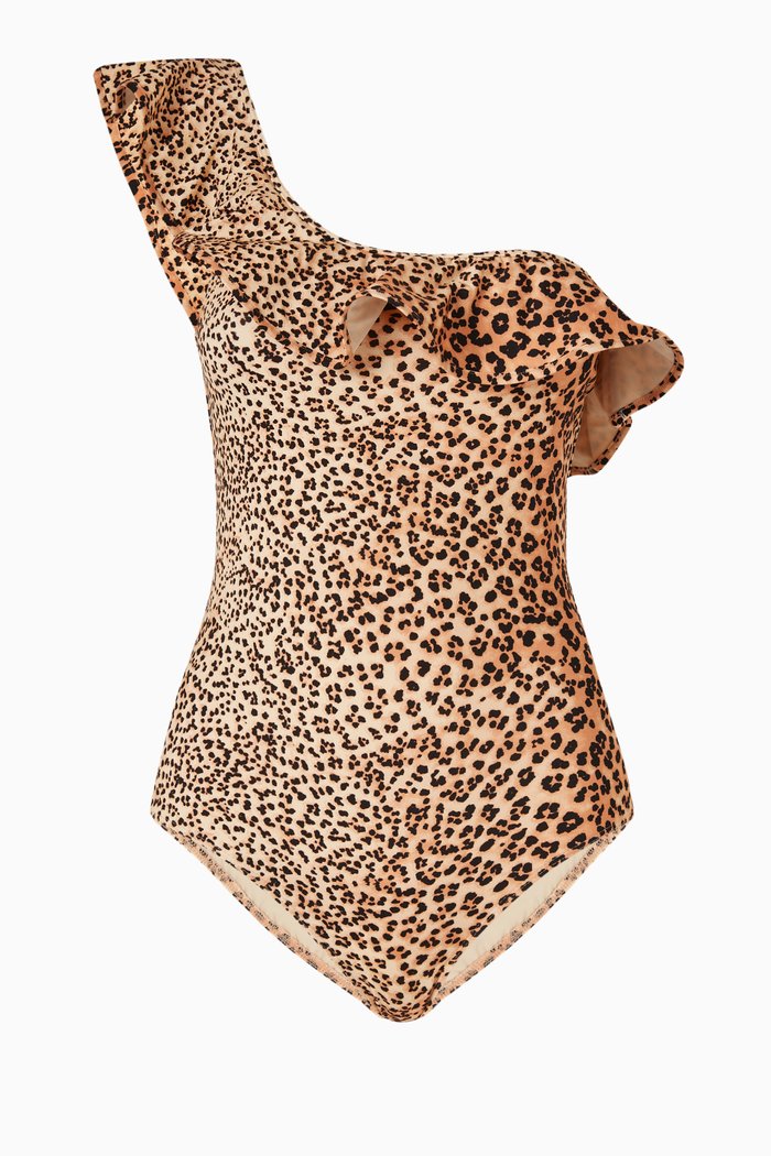 

Martina Maillot One-piece Swimsuit in Nylon, Brown