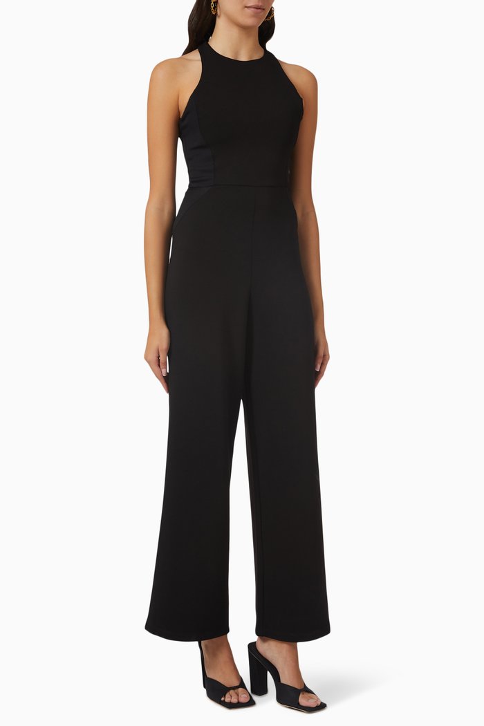 

Criss-cross Jumpsuit, Black