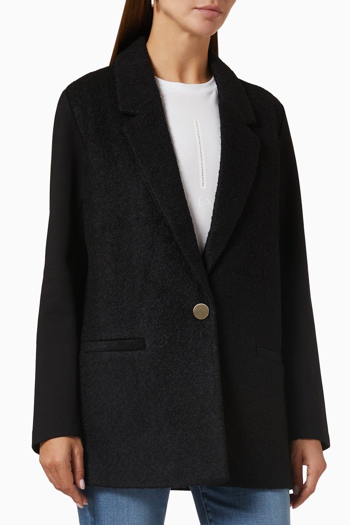 

Long Sleeve Blazer, Black