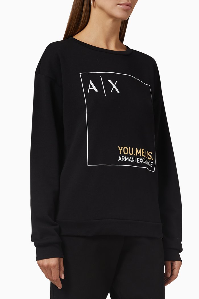 

A|X Logo Sweatshirt, Black