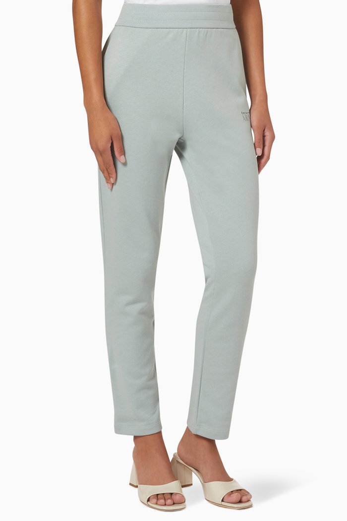 

Relaxed Sweatpants in Cotton, Green